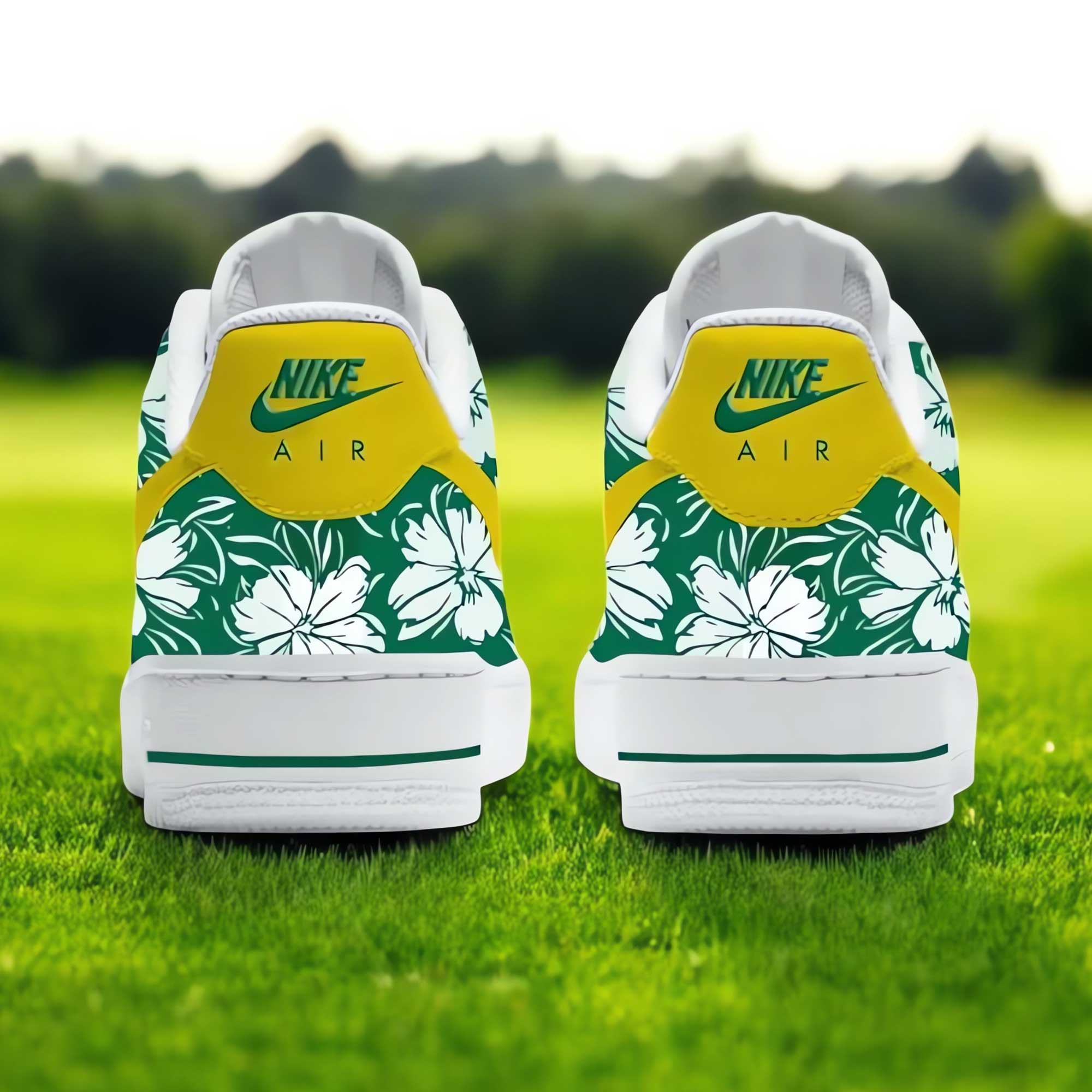 Custom Augusta Golf Masters Air Force 1 Shoes.