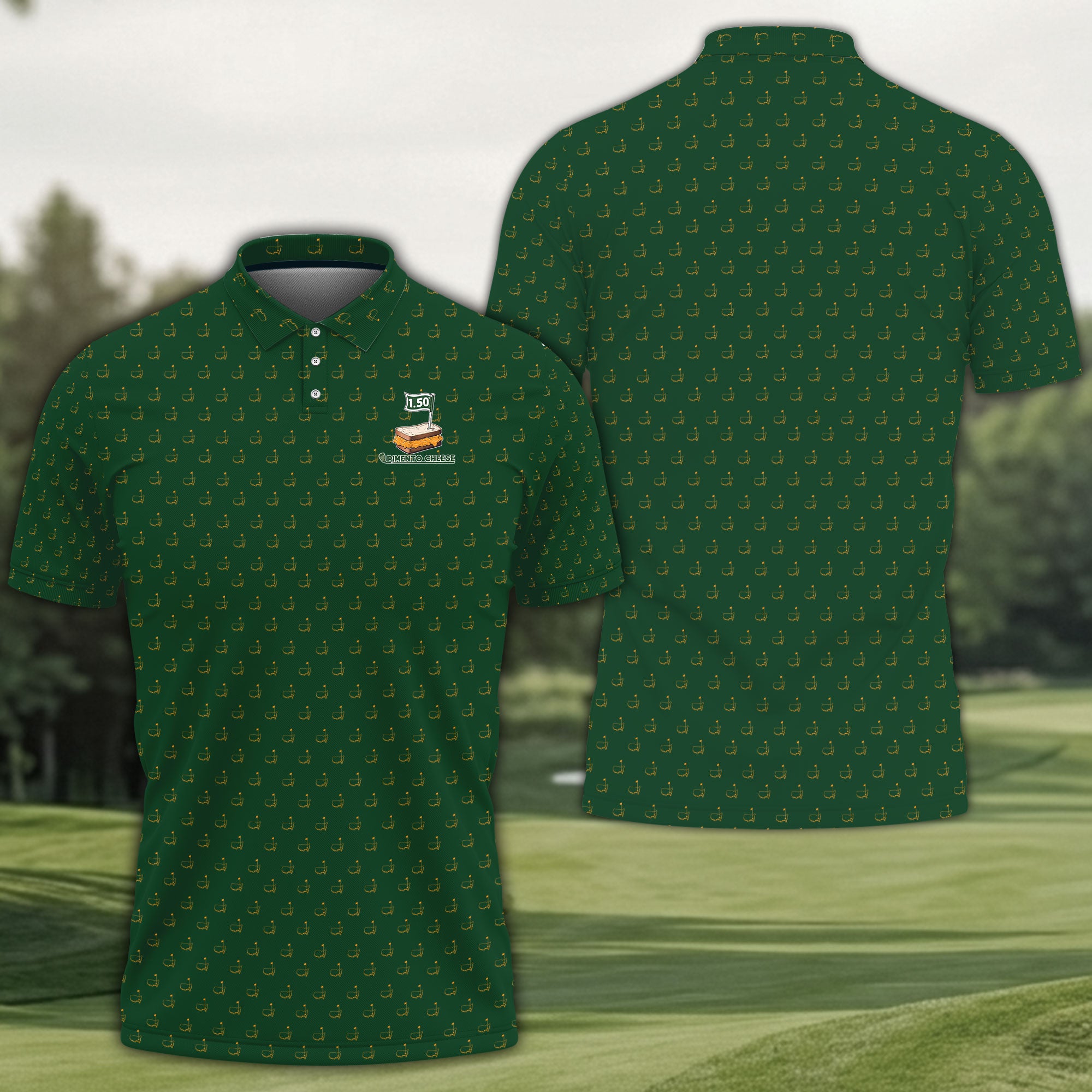 Golf Shirt Pimento Cheese Golf Tournament Polo.