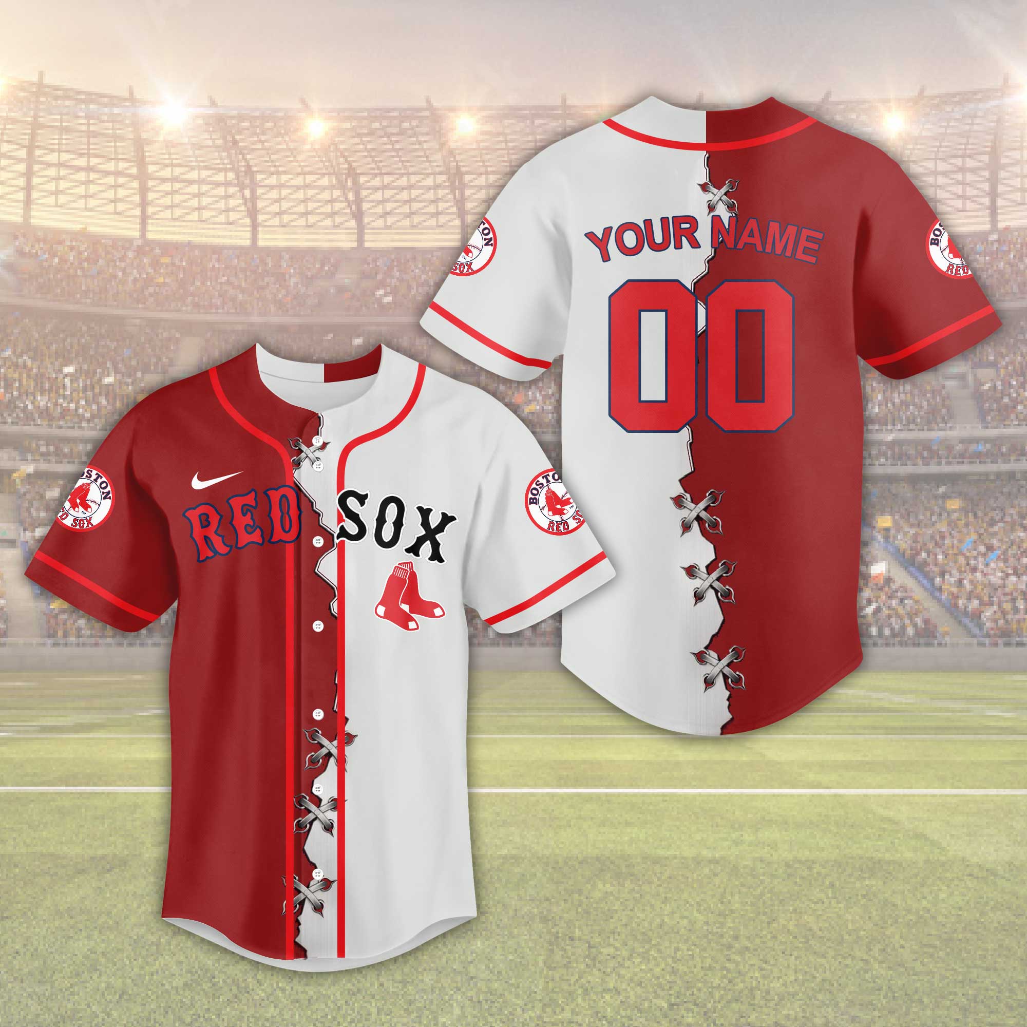 Baseball Mix Baseball Jersey Shirt