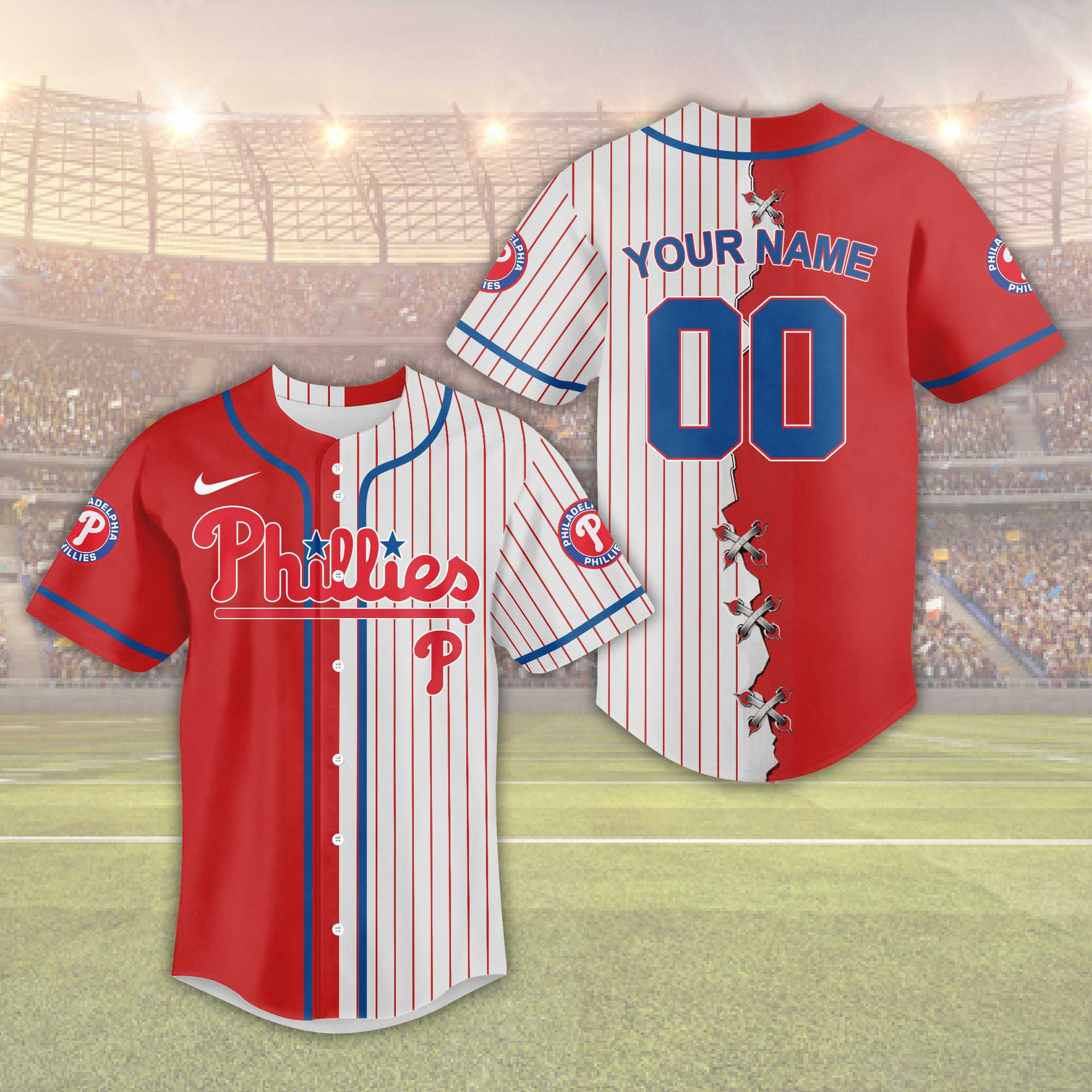 Baseball Mix Baseball Jersey Shirt