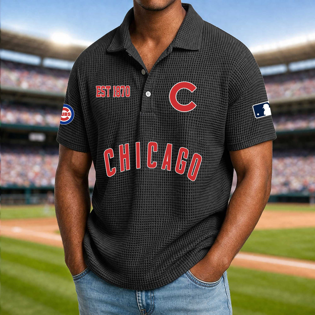 Baseball Waffle Collar Polo Shirt Collection