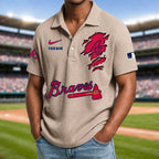 Baseball Teams Waffle Collar Polo Shirt Collection