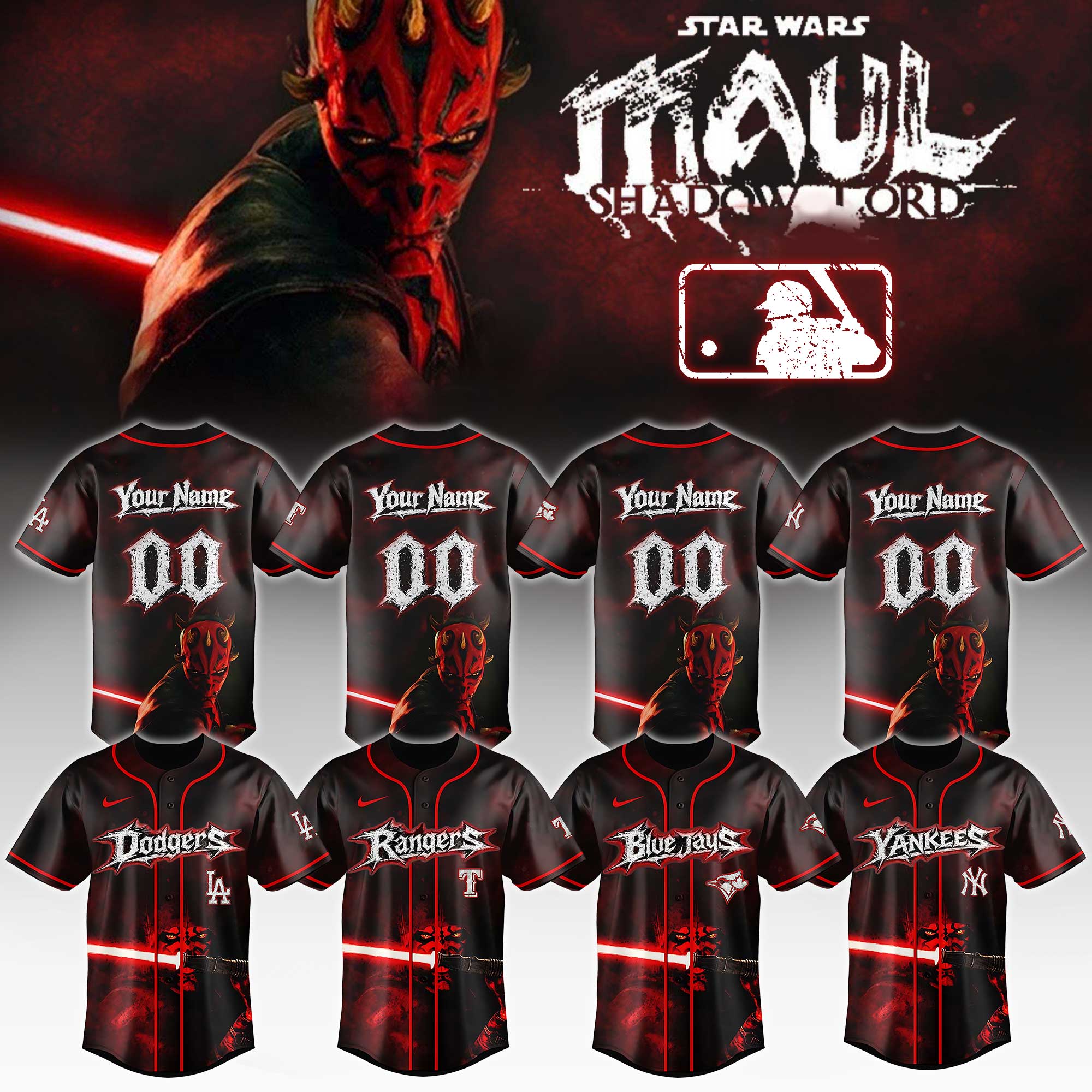 Mlb Star Wars Baseball Jersey Collection