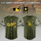 Baseball U.s. Army Birthday Baseball Jersey Shirt Collection