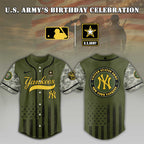Baseball U.s. Army Birthday Baseball Jersey Shirt Collection