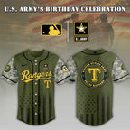 Baseball U.s. Army Birthday Baseball Jersey Shirt Collection