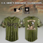 Baseball Team U.s. Army Birthday Baseball Jersey Shirt Collection