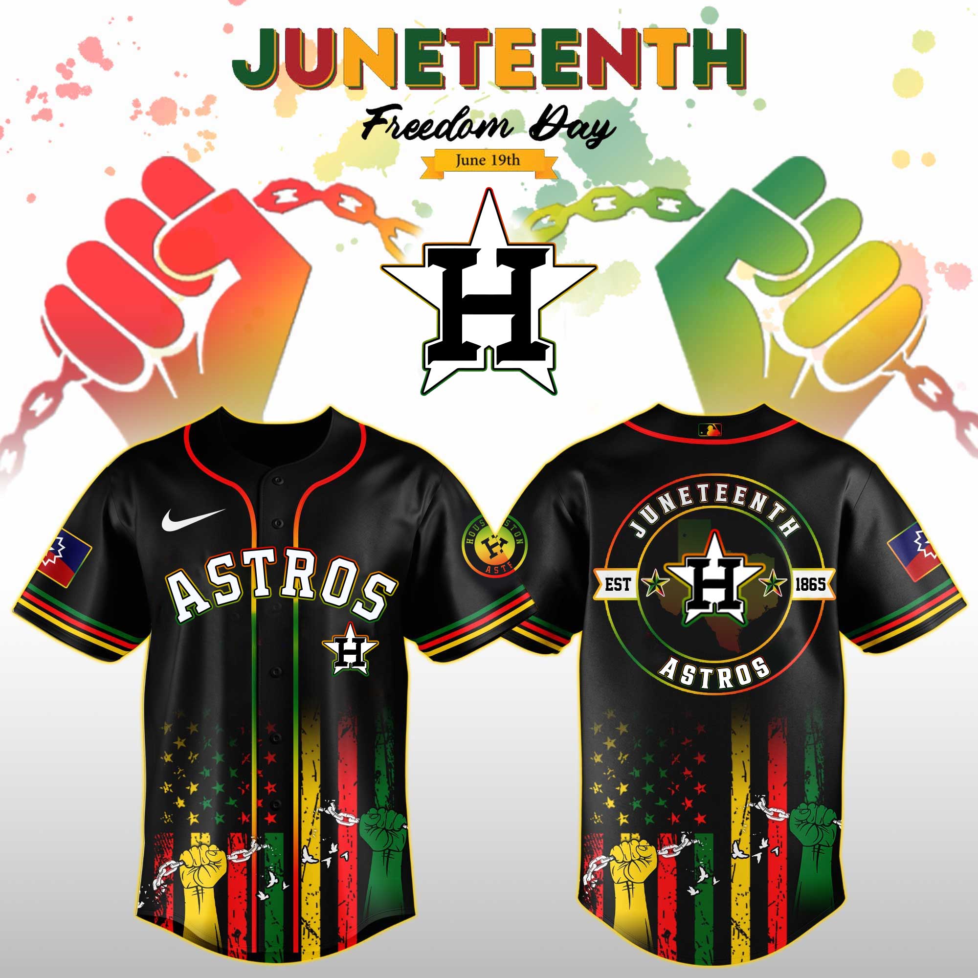 Baseball Teams Juneteenth Baseball Jersey Shirt Collection