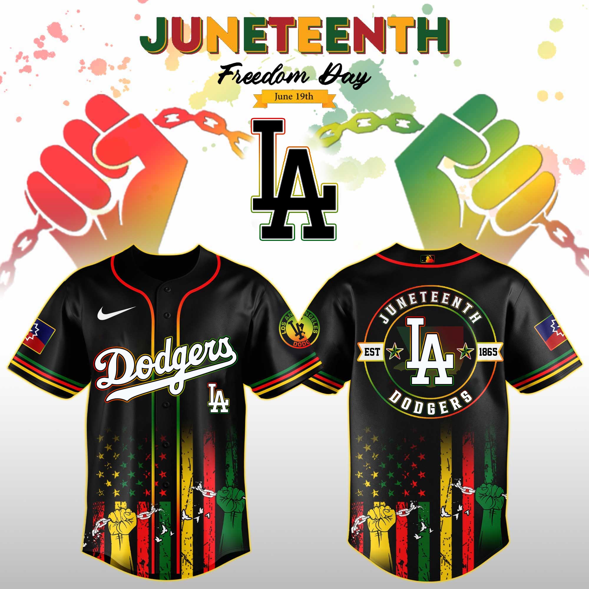 Baseball Teams Juneteenth Baseball Jersey Shirt Collection