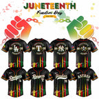 Baseball Teams Juneteenth Baseball Jersey Shirt Collection