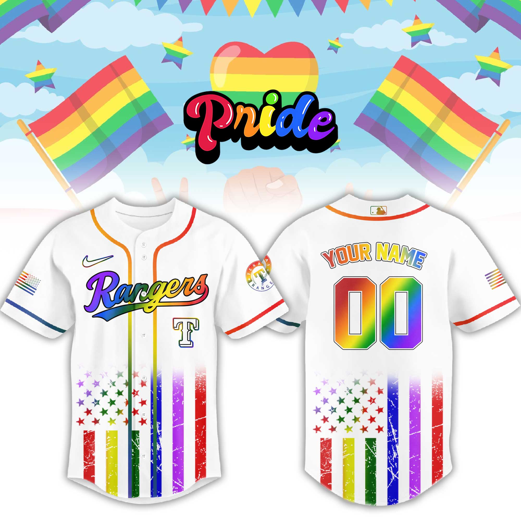 Baseball Team Lgbt Pride Mom Baseball Jersey Shirt Collection