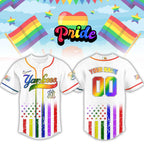 Baseball Team Lgbt Pride Mom Baseball Jersey Shirt Collection