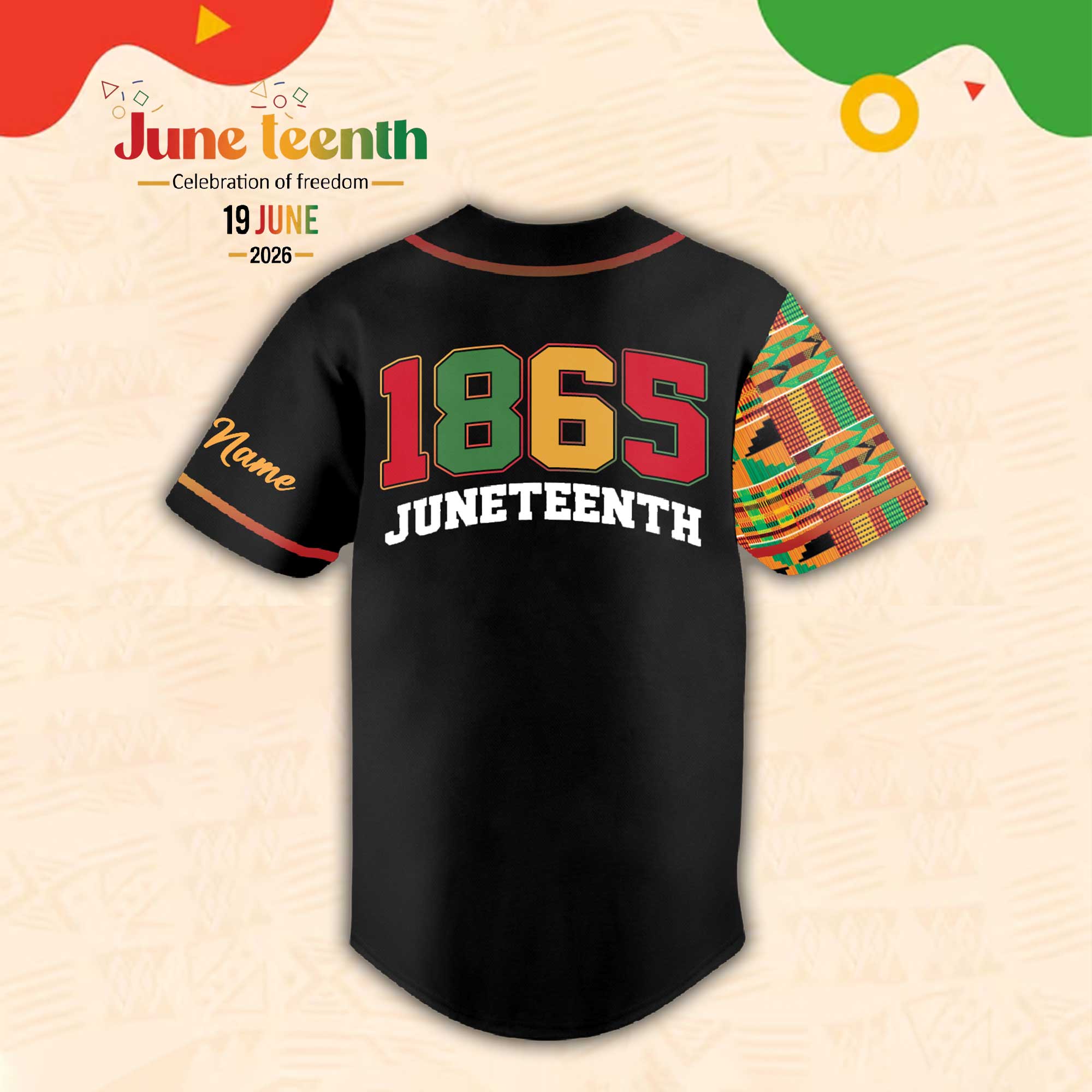 Juneteenth Baseball Teams Baseball Jersey Shirt Collection