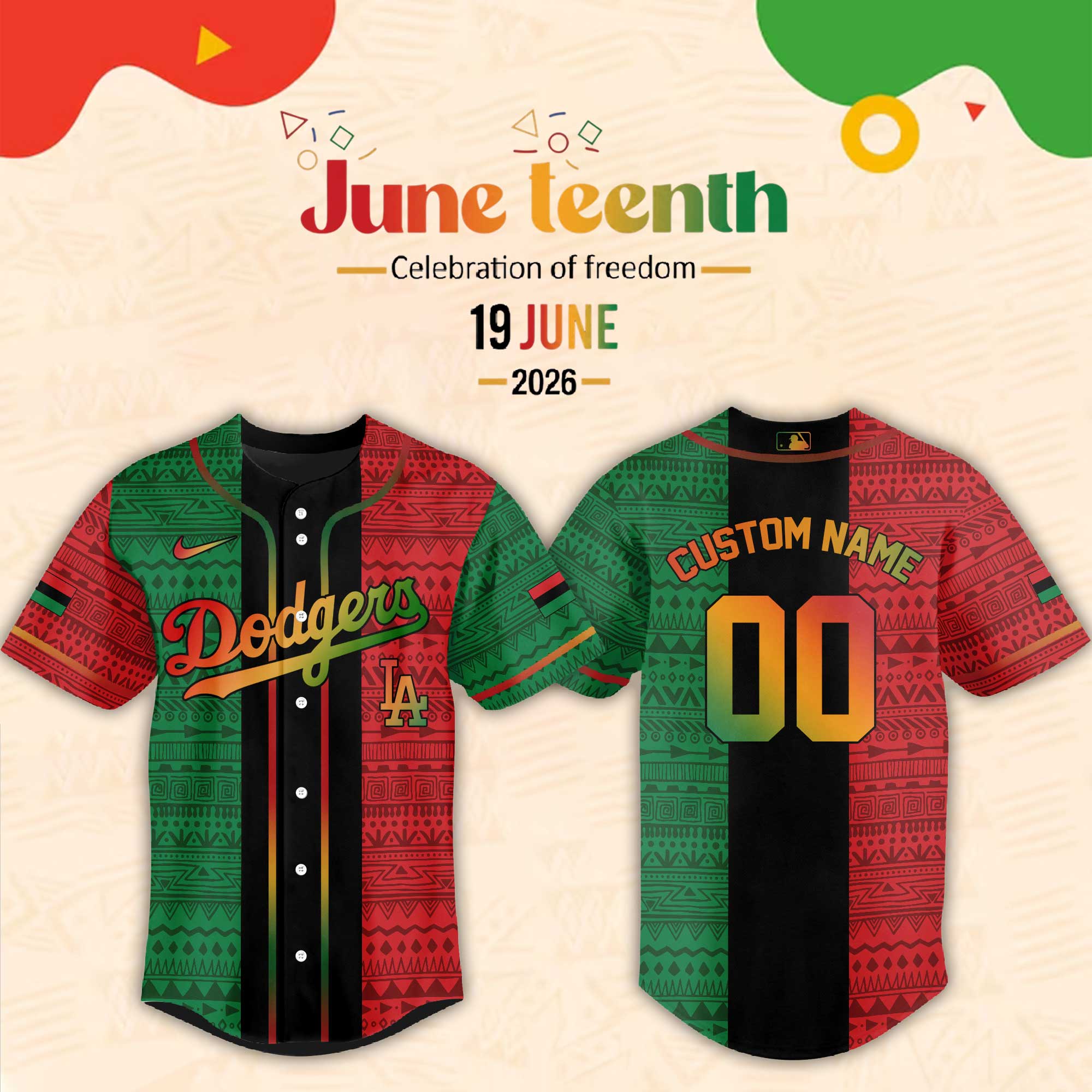 Mlb Juneteenth Baseball Jersey Shirt Collection