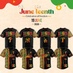 Juneteenth Baseball Teams Baseball Jersey Shirt Collection
