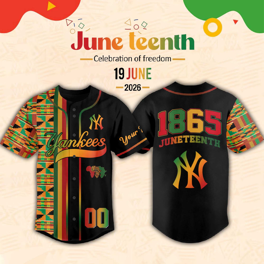 Juneteenth Baseball Teams Baseball Jersey Shirt Collection