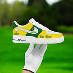 Personalized Golf Master 2026 Green Yellow Sneakers