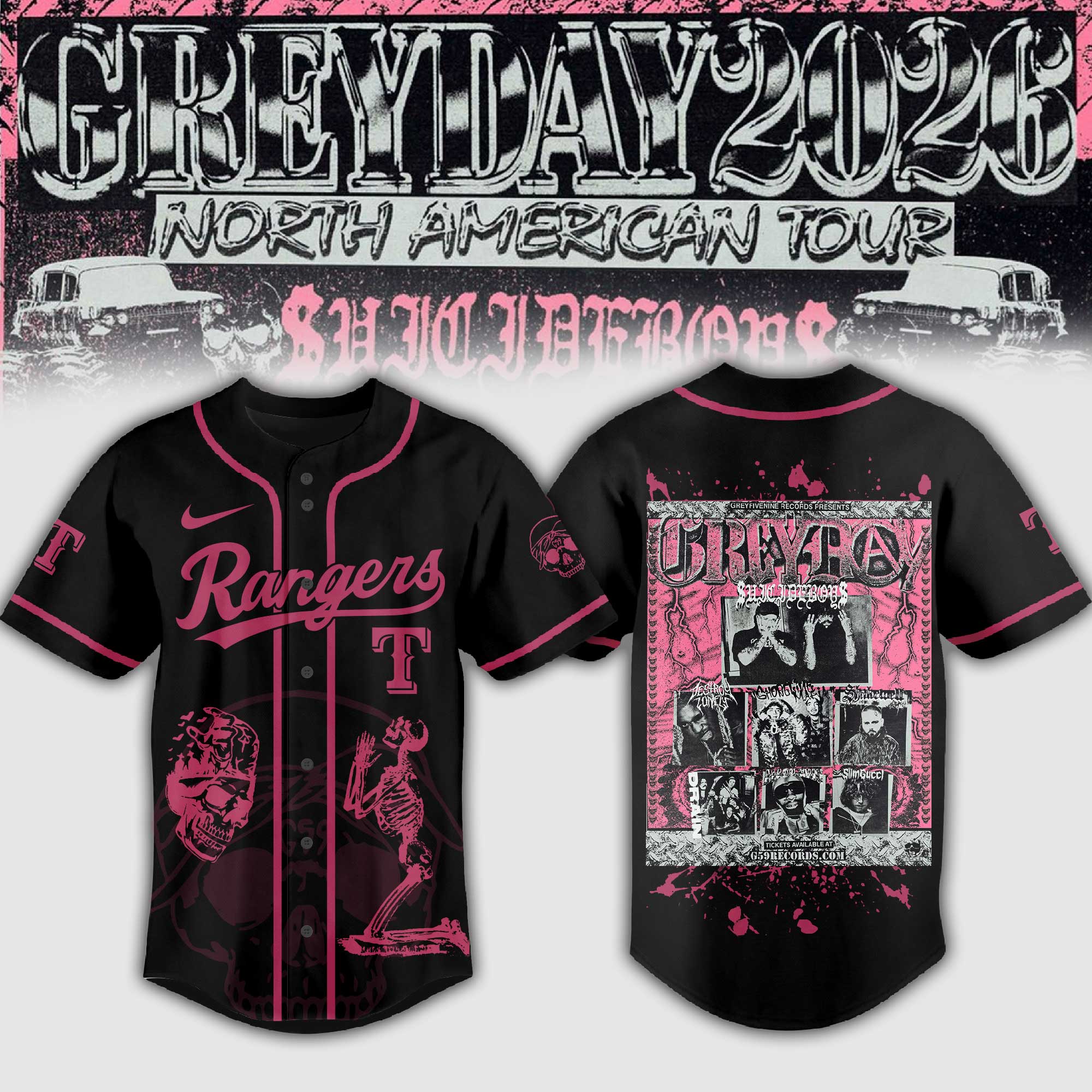 Baseball Jersey Shirt For Hiphop Fan Collection