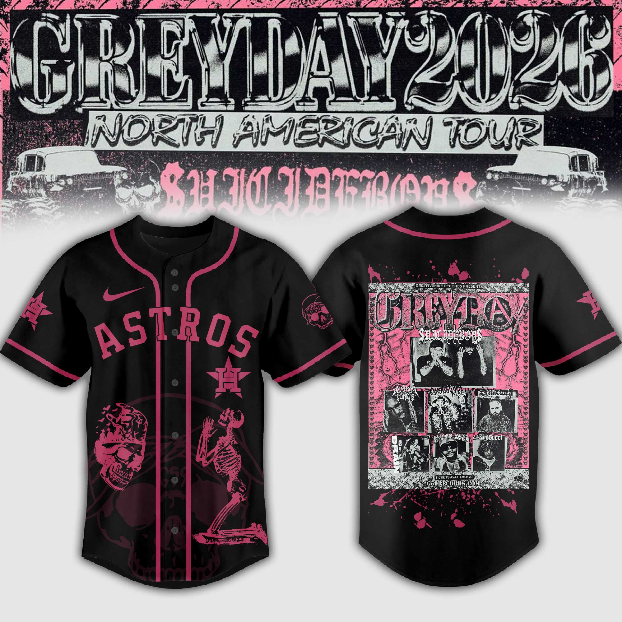 Baseball Jersey Shirt For Hiphop Fan Collection