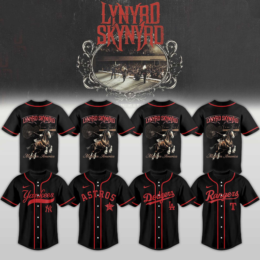 Baseball Teams Rock Band Baseball Jersey Shirt Collection