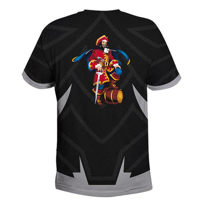 Captain Morgan Black Panther 3d T-shirt, Captain Morgan Black Panther Armor T-shirt, Captain Morgan Logo All Over Printed 3d T-shirt