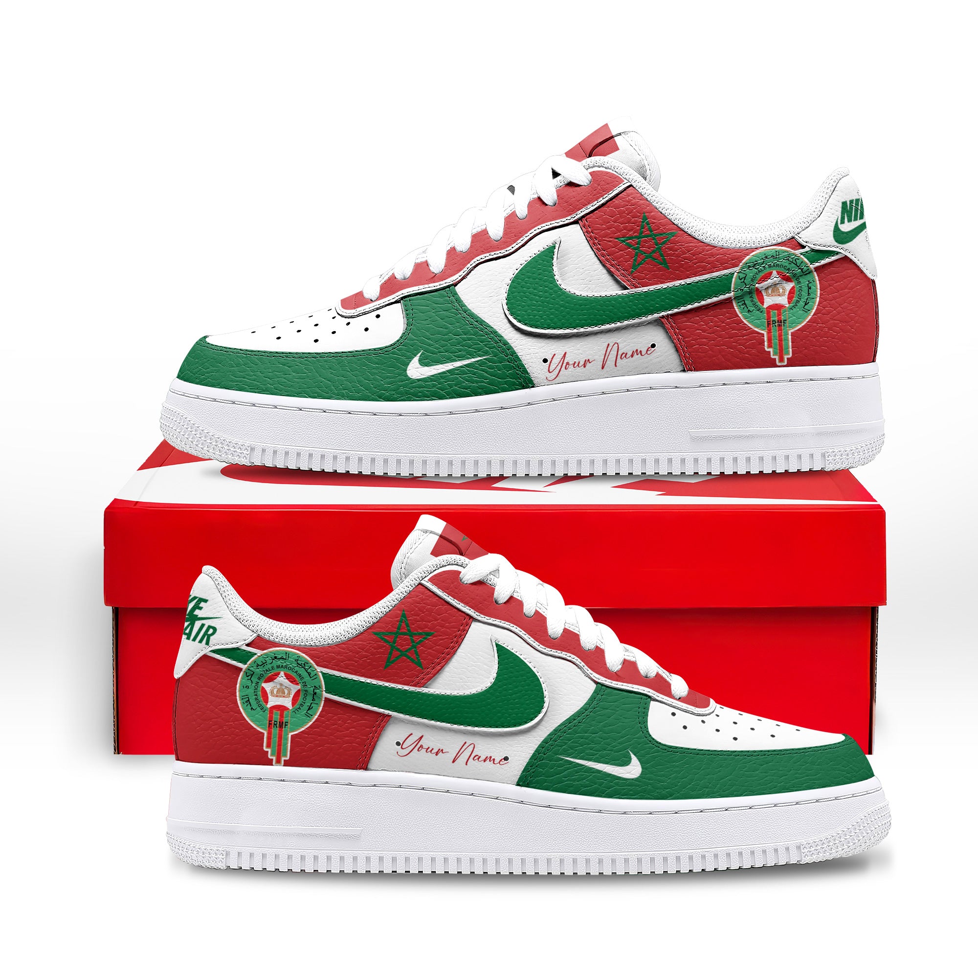 Morocco | Premium WC26 Custom AF1 Shoes