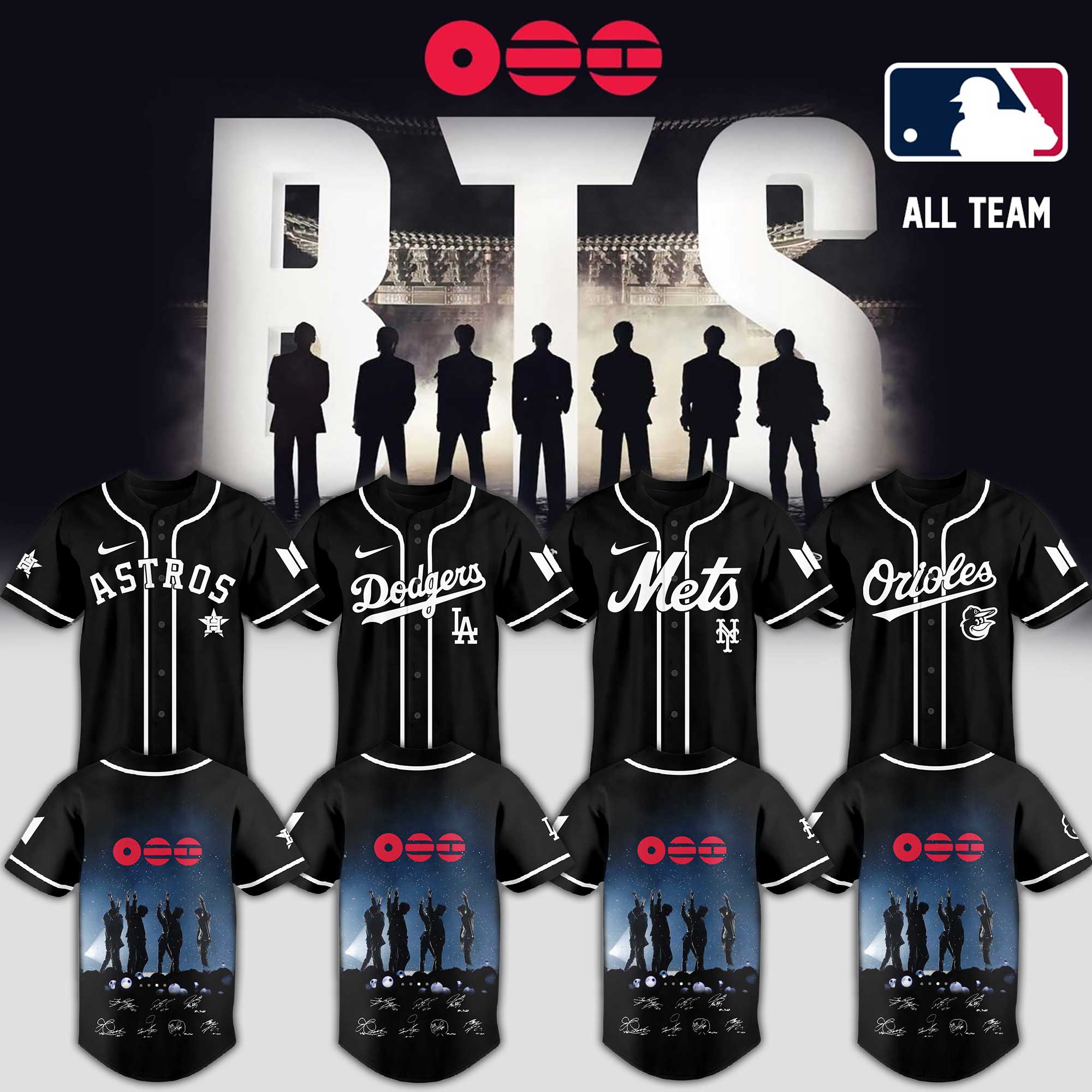 Baseball Jersey Shirt Bts World Tour Arirang Fan Gift Concert Tour Edition 02