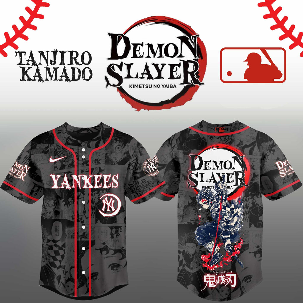Baseball Jersey Demon Slayer All Team Tanjiro Kamado Anime Shirt