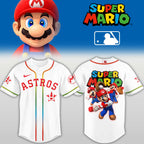 Baseball Jersey Super Mario Inspired Game Character Fan Shirt