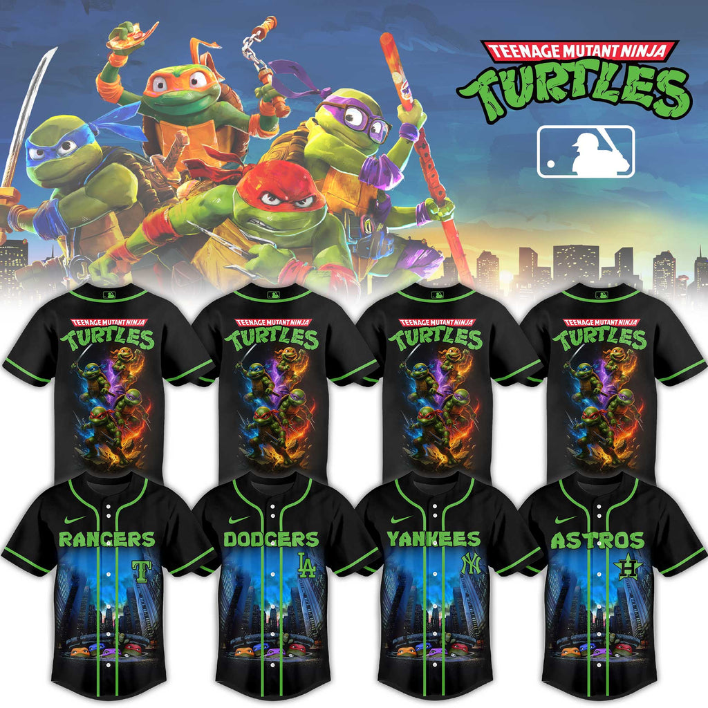 Baseball Jersey Teenage Mutant Ninja Turtles All Team