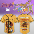 Baseball Jersey Scooby-Doo Snack First Mystery Later All Team
