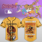 Baseball Jersey Scooby-Doo Snack First Mystery Later All Team