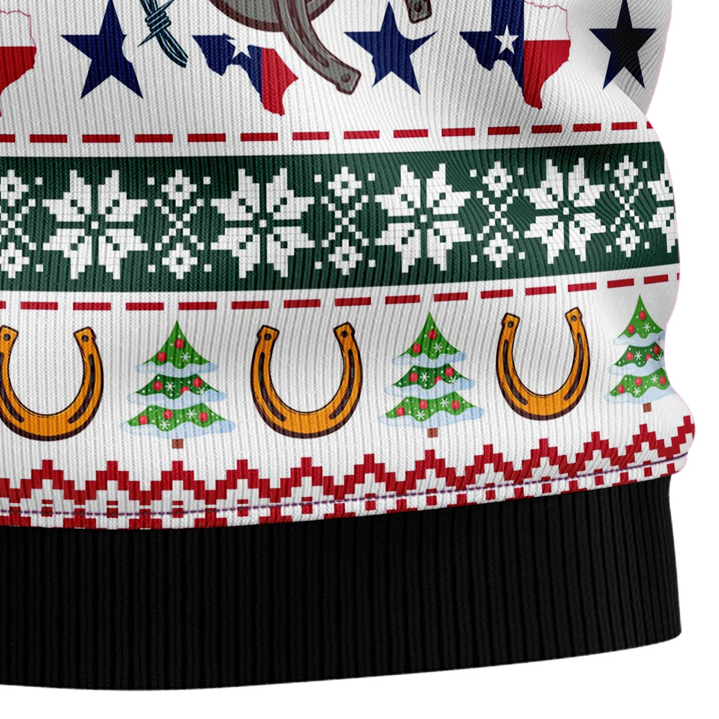 Merry Christmas Y'all Texas Ugly Christmas Sweater, Western Desert Texas Cowboy Christmas Ugly Sweater, Texas State Xmas Crewneck Knitted Sweater