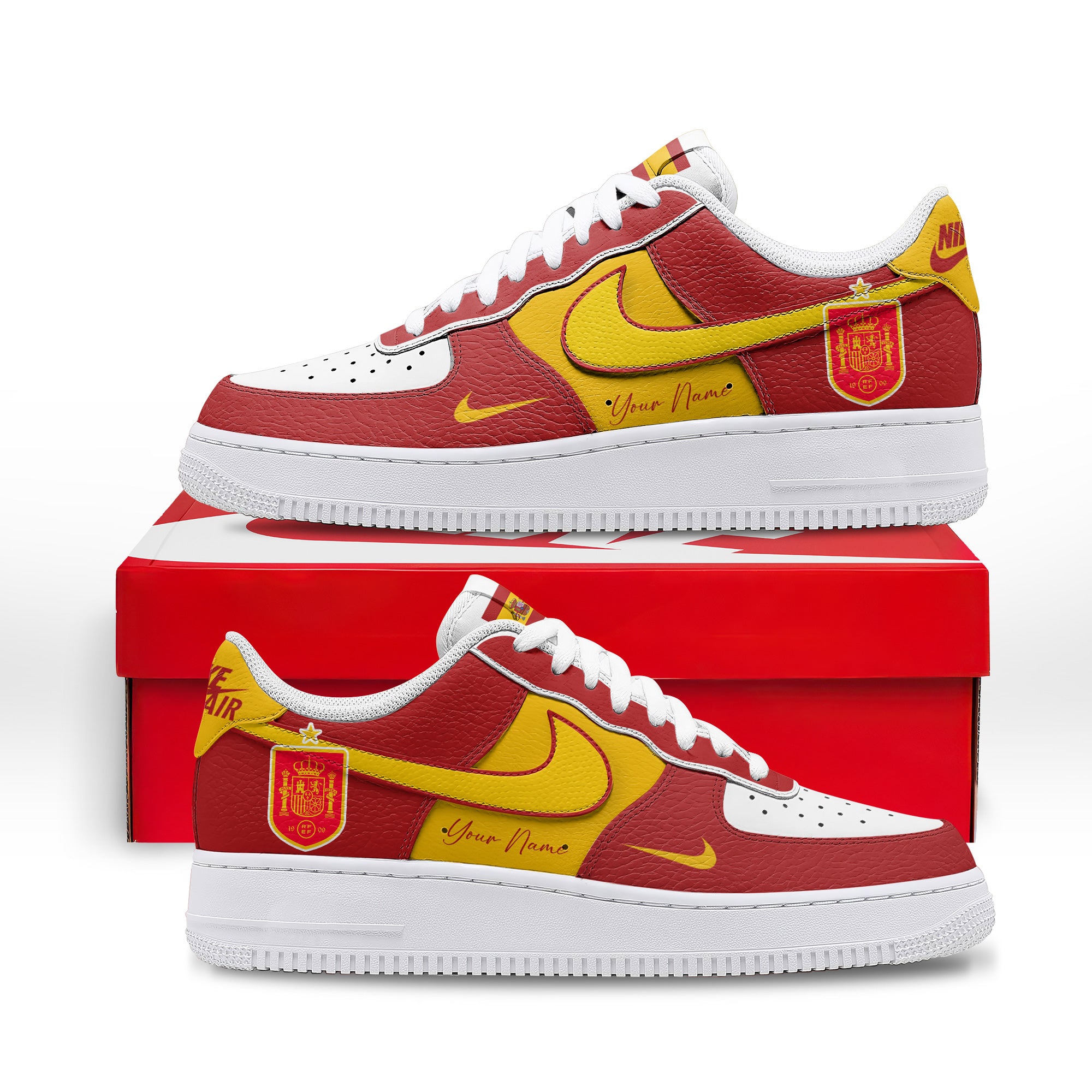 Spain | Premium WC26 Custom AF1 Shoes