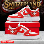 Switzerland | Premium WC26 Custom AF1 Shoes