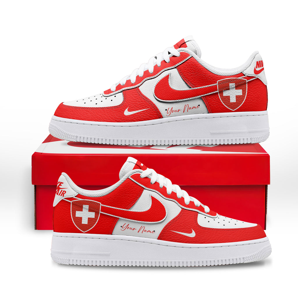Switzerland | Premium WC26 Custom AF1 Shoes