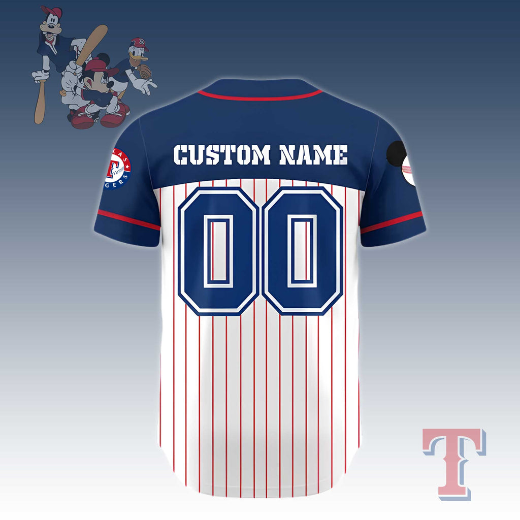 T.Rangers  Baseball Jersey – Custom Name Number, Adorable Fan Gift.