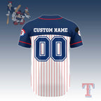 T.Rangers  Baseball Jersey – Custom Name Number, Adorable Fan Gift.