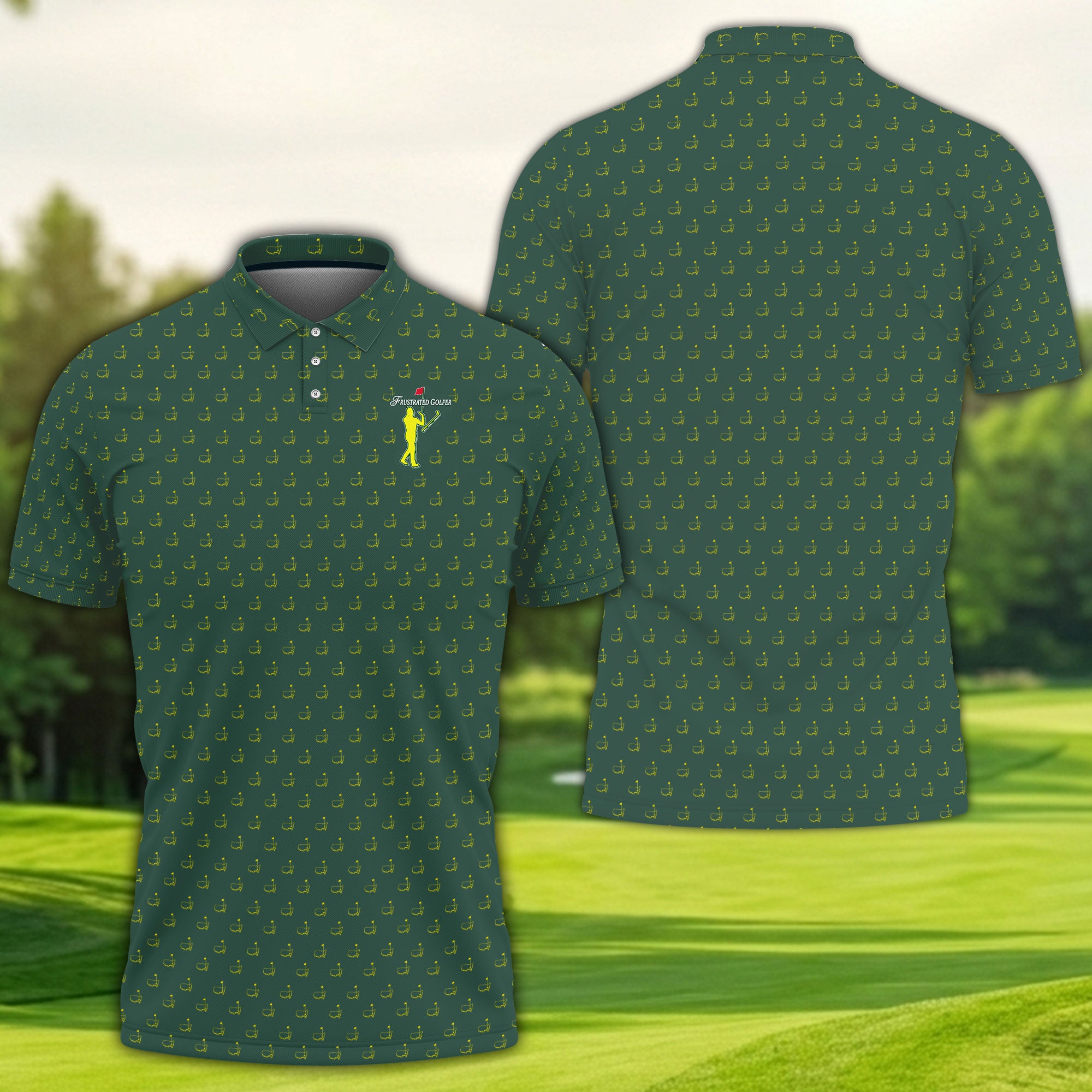 Shanker Golf Augusta Golf Tournament Golf Tops For Men, Men's Golf Shirt, Golf Gift For Men