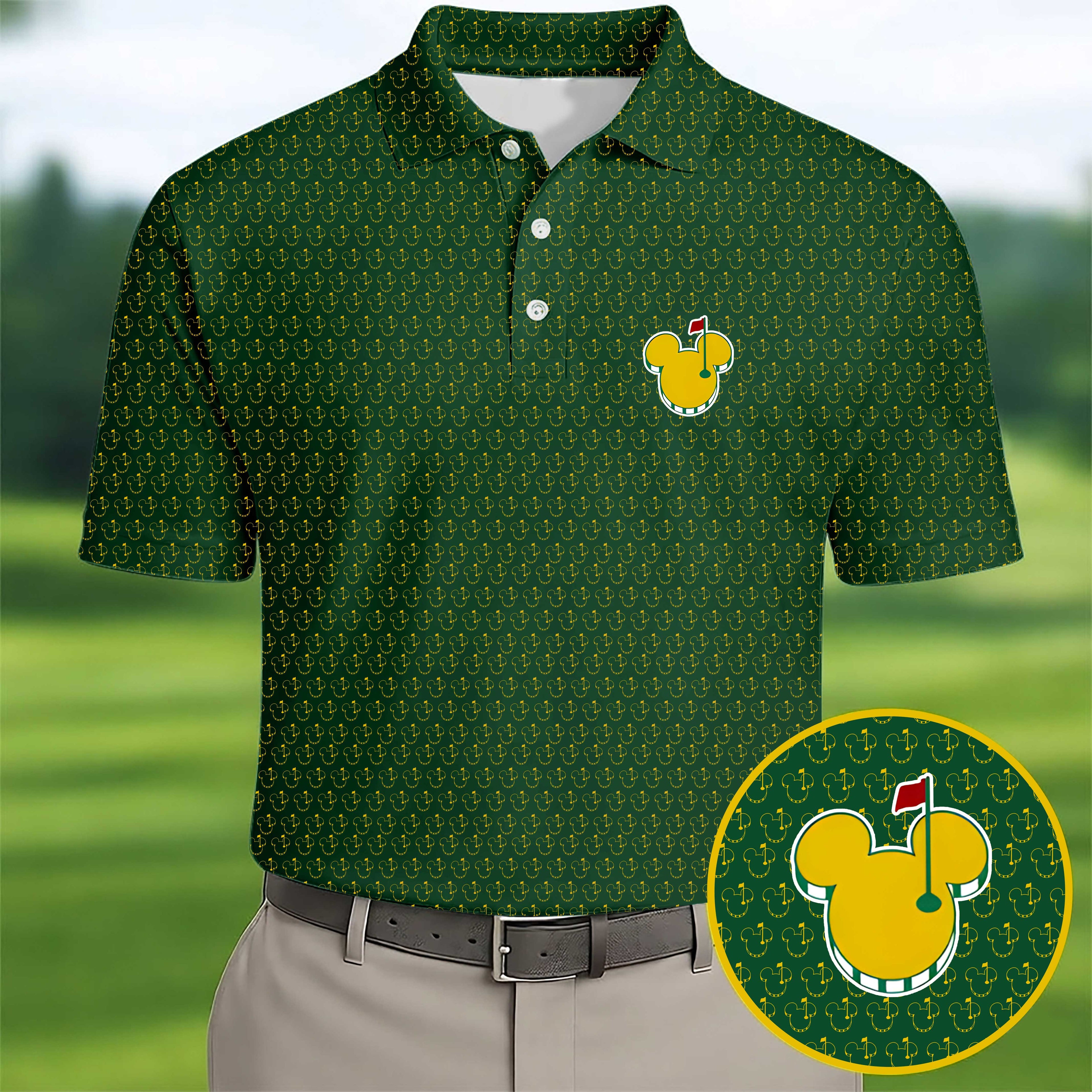Mouse Golf Tournament Polo.