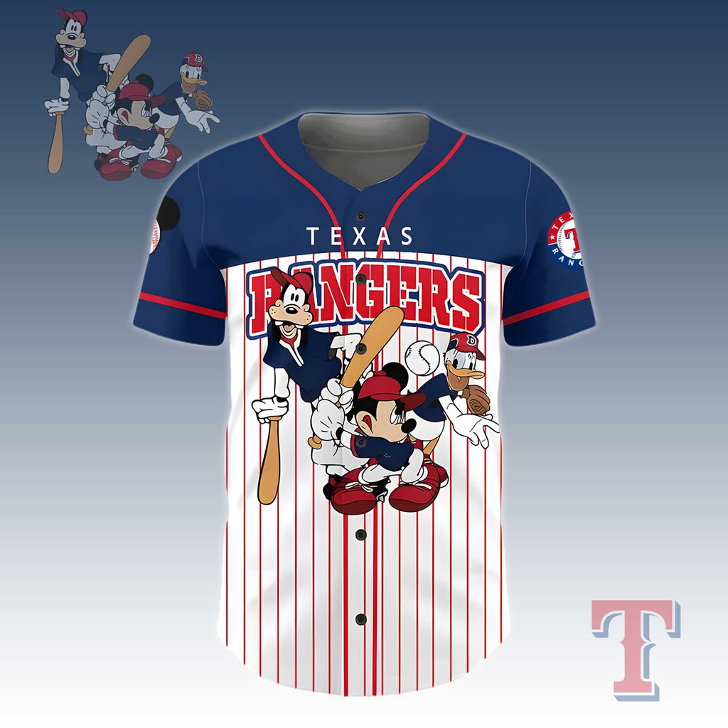 T.Rangers  Baseball Jersey – Custom Name Number, Adorable Fan Gift.