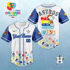 H.Astros Autism Awareness 2026 Limited Editions Baseball Jersey.