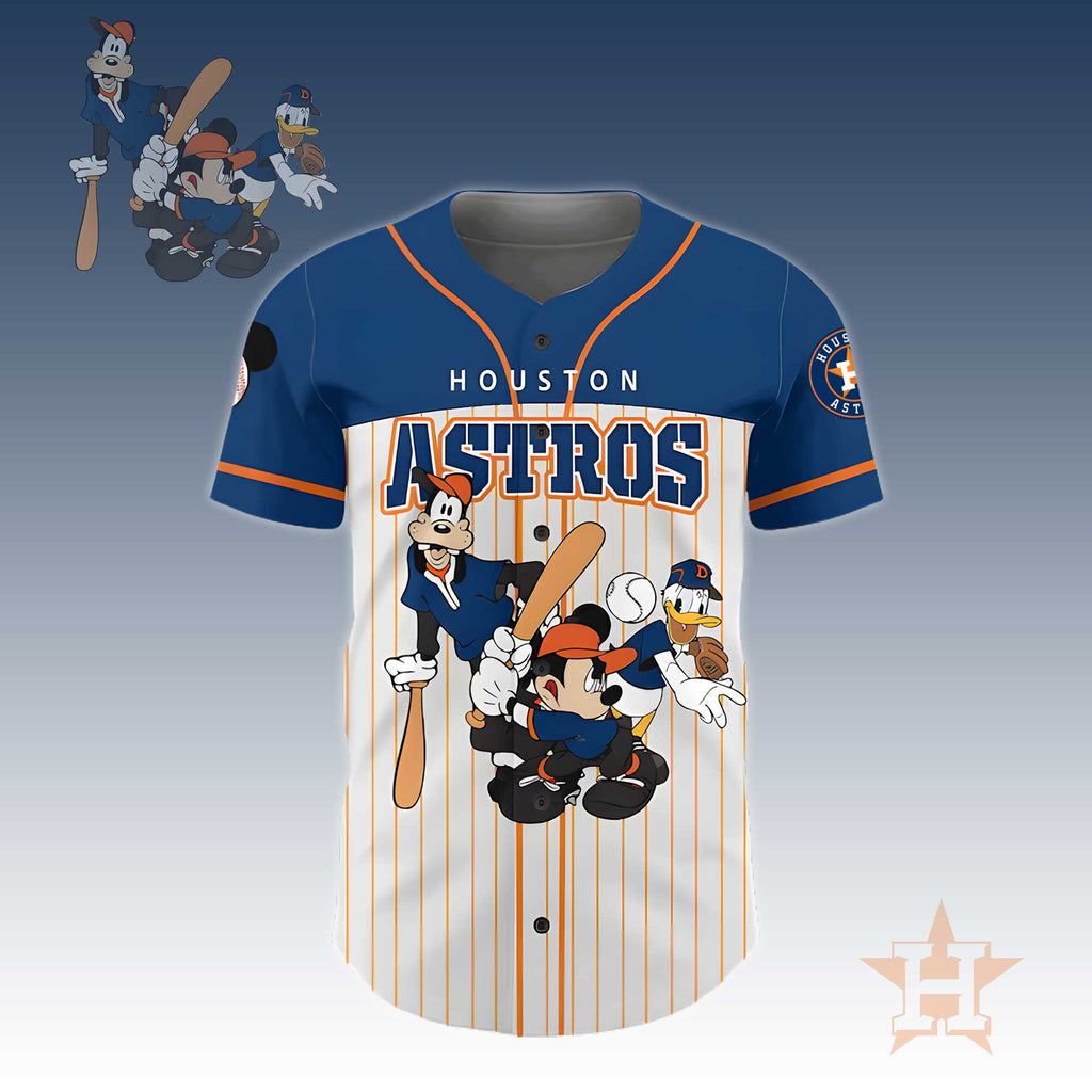 Houston A.M Baseball Jersey – Custom Name Number, Adorable Fan Gift.