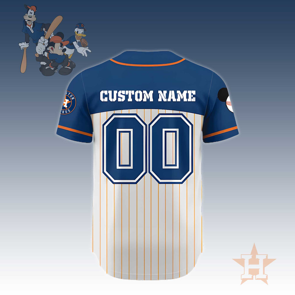 Houston A.M Baseball Jersey – Custom Name Number, Adorable Fan Gift.