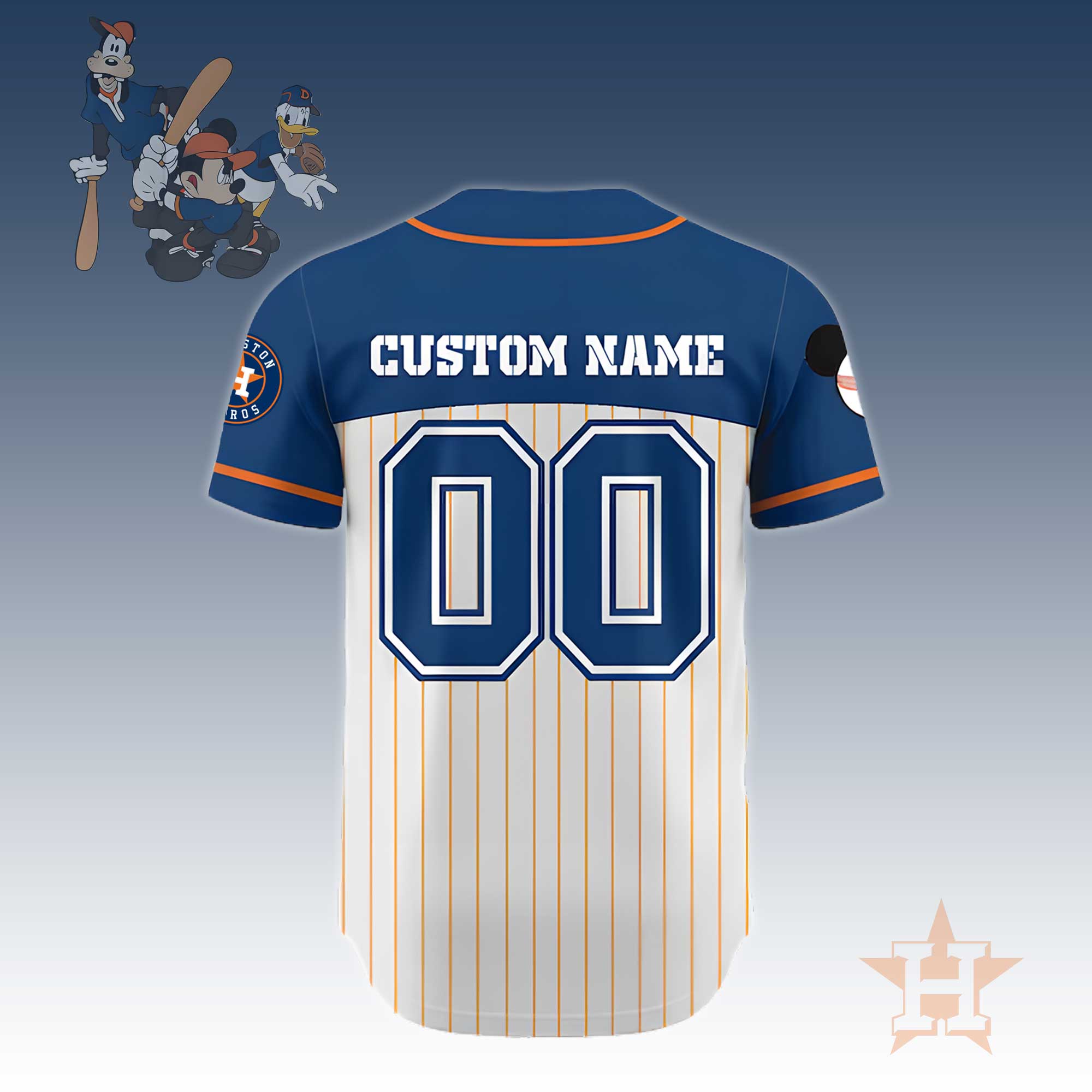 Houston A.M Baseball Jersey – Custom Name Number, Adorable Fan Gift.