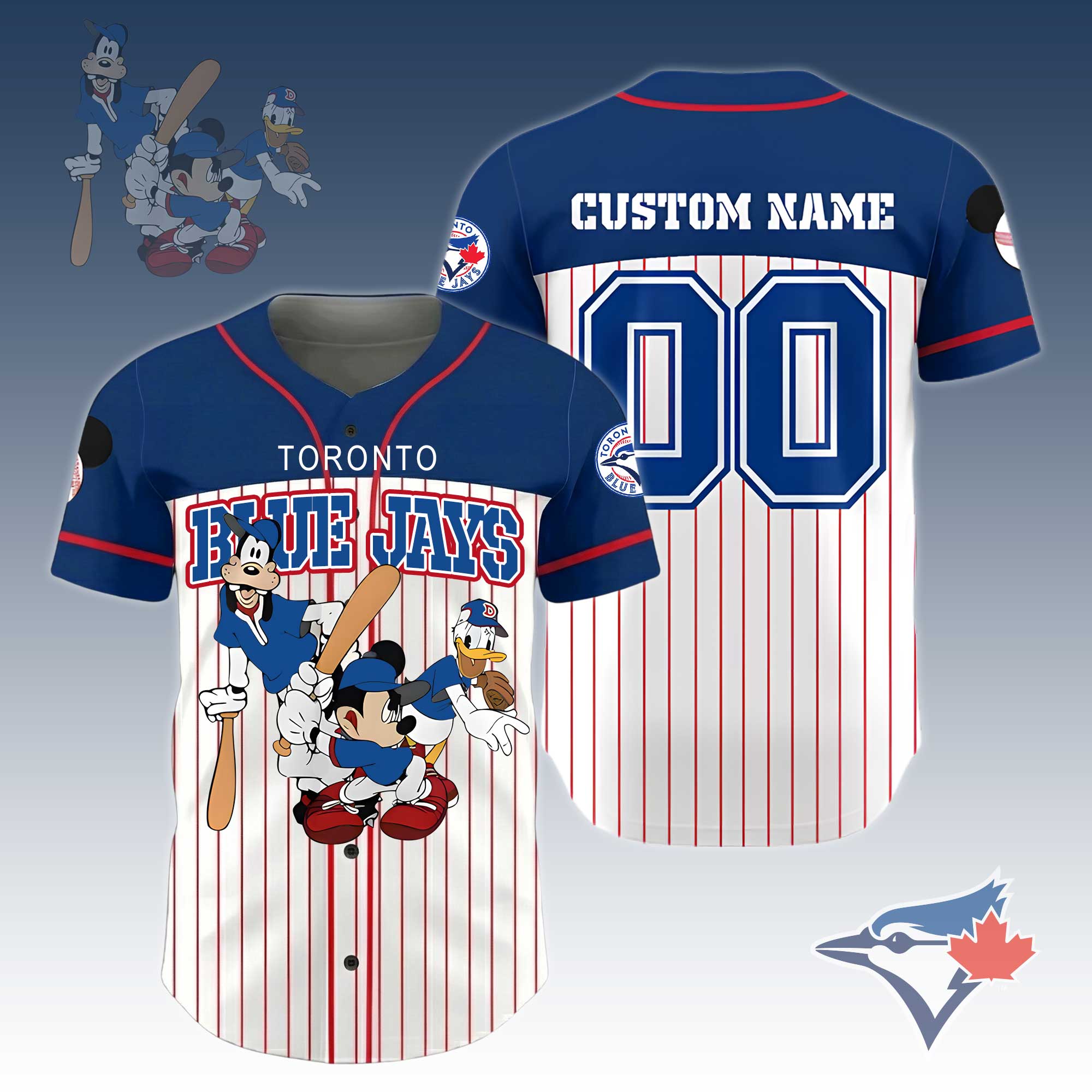 T.B Jays Baseball Jersey – Custom Name Number, Adorable Fan Gift.