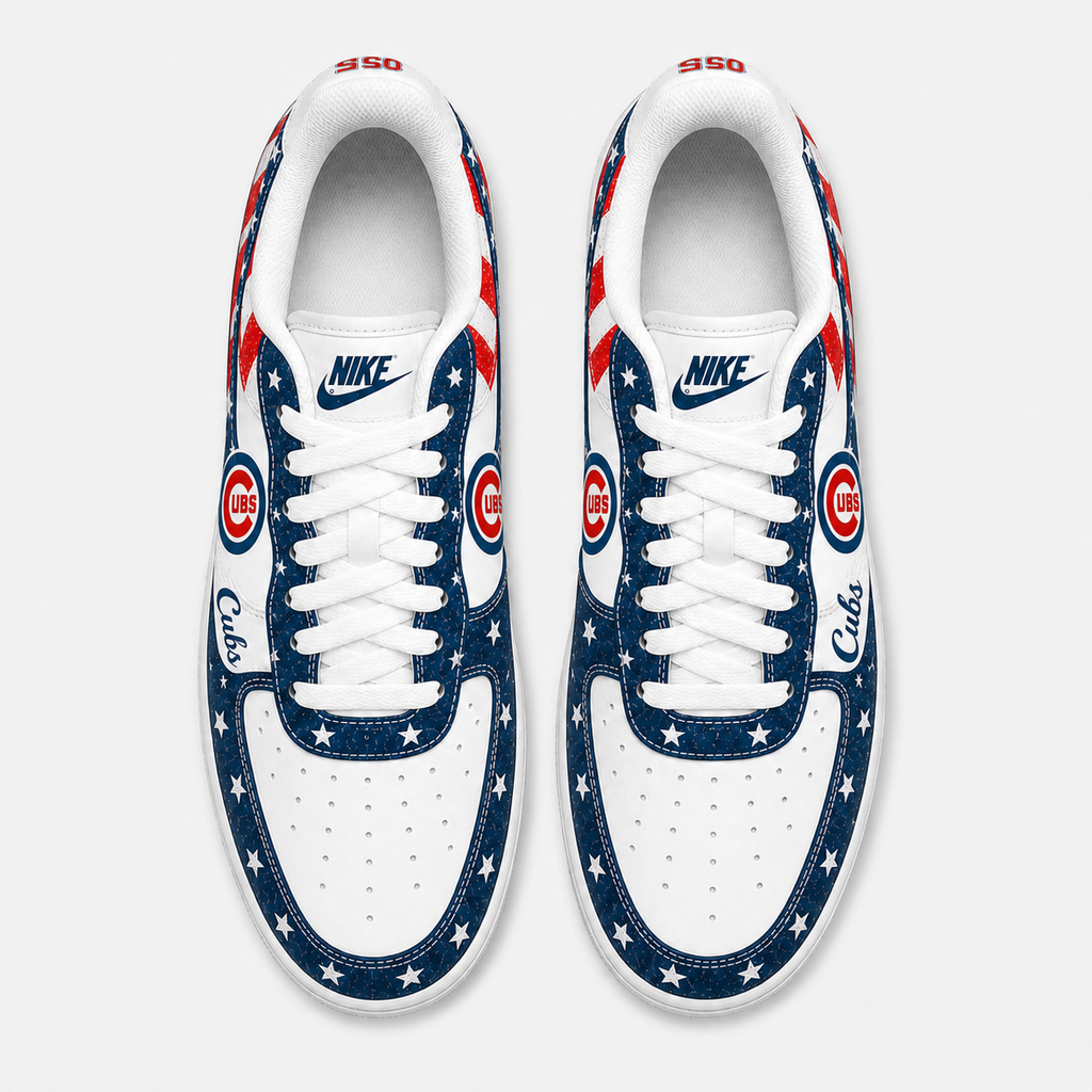 Chicago-Cubs | 250 Years Of America  Customized AF1 Shoes