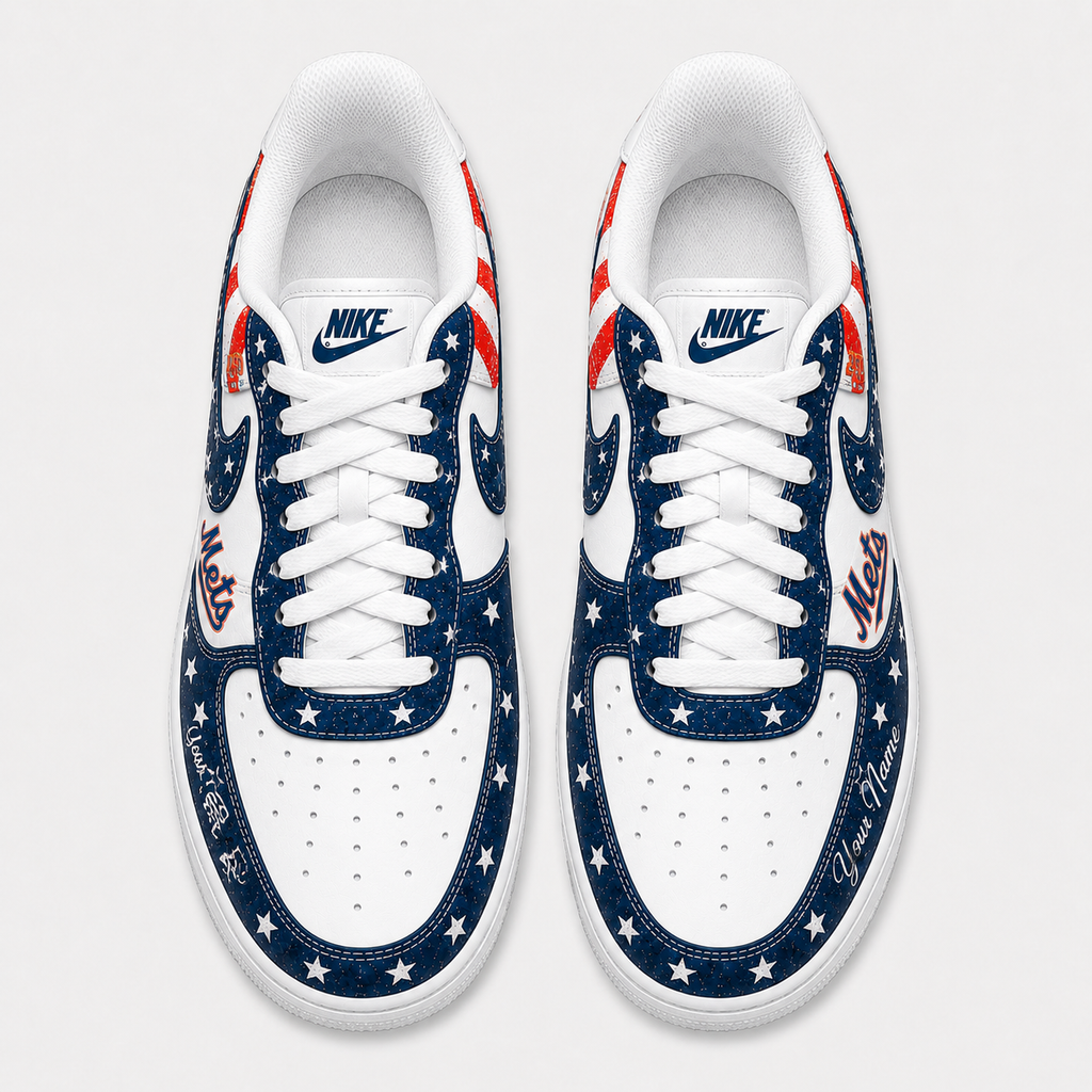 New York - Mets | 250 Years Of America  Customized AF1 Shoes