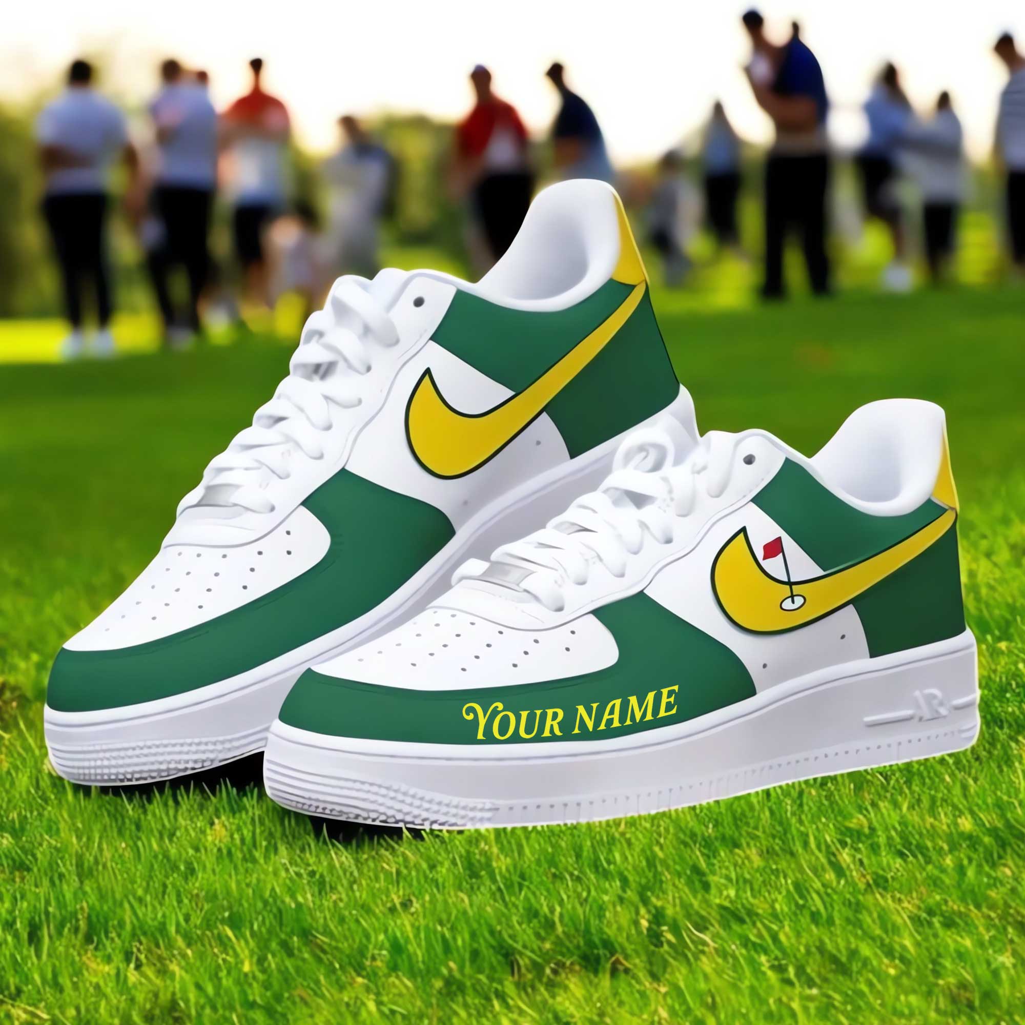 Personalized Golf Masters AF1 Shoes.