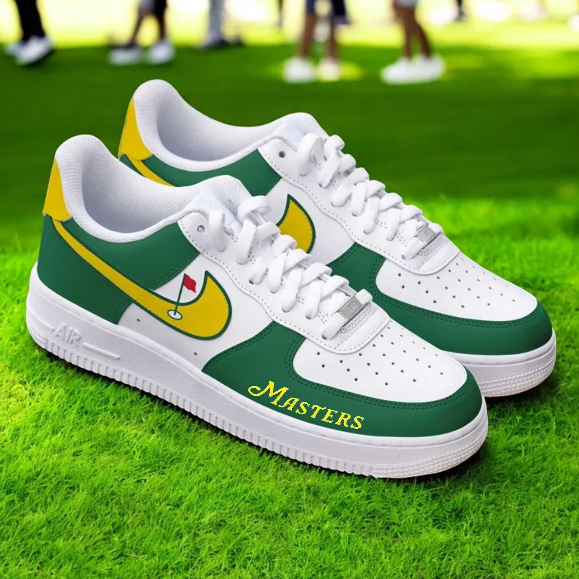 Personalized Golf Masters AF1 Shoes.